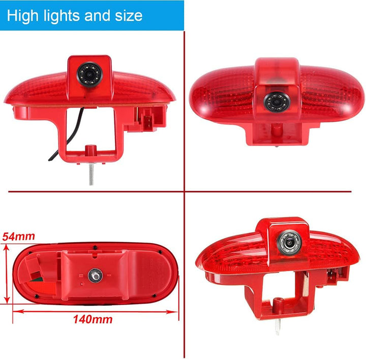 HD Auto Rückfahrsystem Bremsleuchte Rückfahrkamera Van Dachkamera Einparkkamera Einparkhilfen Kompat