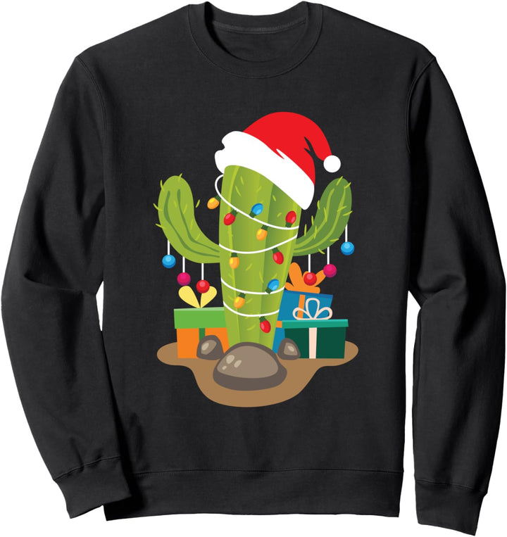 Kaktus Weihnachten Weihnachtsbaum Kakteen Geschenk Kaktus Sweatshirt