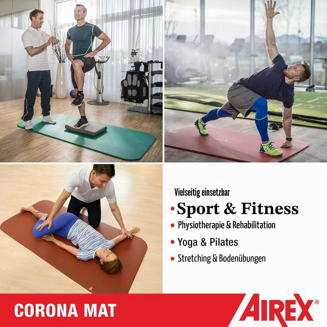 Airex Corona Gymnastikmatte, 200 x 100 cm, Blau
