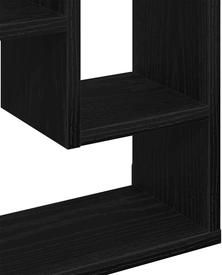 vidaXL Wandregal Schwarze Eiche 36 x 16 x 90 cm Holzwerkstoff, Schwarze Eiche
