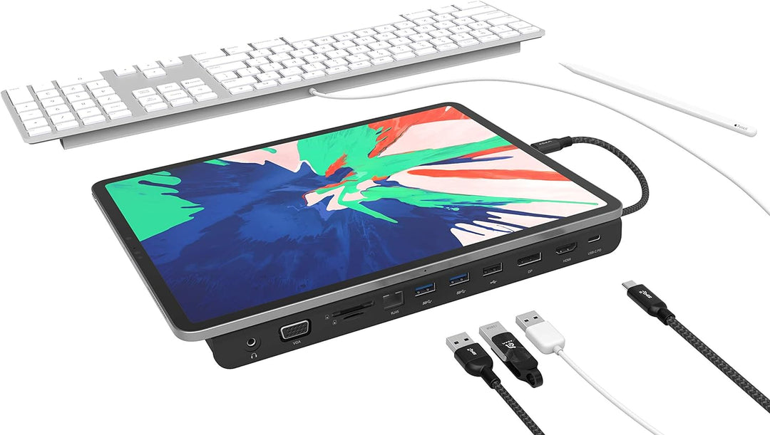 ADAM elements CASA Hub Pro 11-in-1 | Apple MacBook & USB-C Notebooks | schwarz | AAPADHUBPROBK