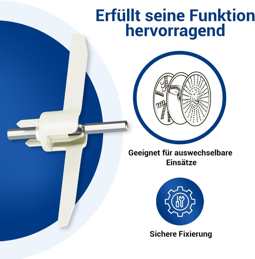 VIOKS SET 2x Mitnehmer mit Ausräumflügel Ersatz für Bosch 00630760 630760 00621923 für Durchlaufschn