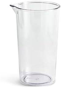 Tognana Iridea Stabmixer mit Zerkleinerer, Schneebesen und 600 ml Becher apfelrot