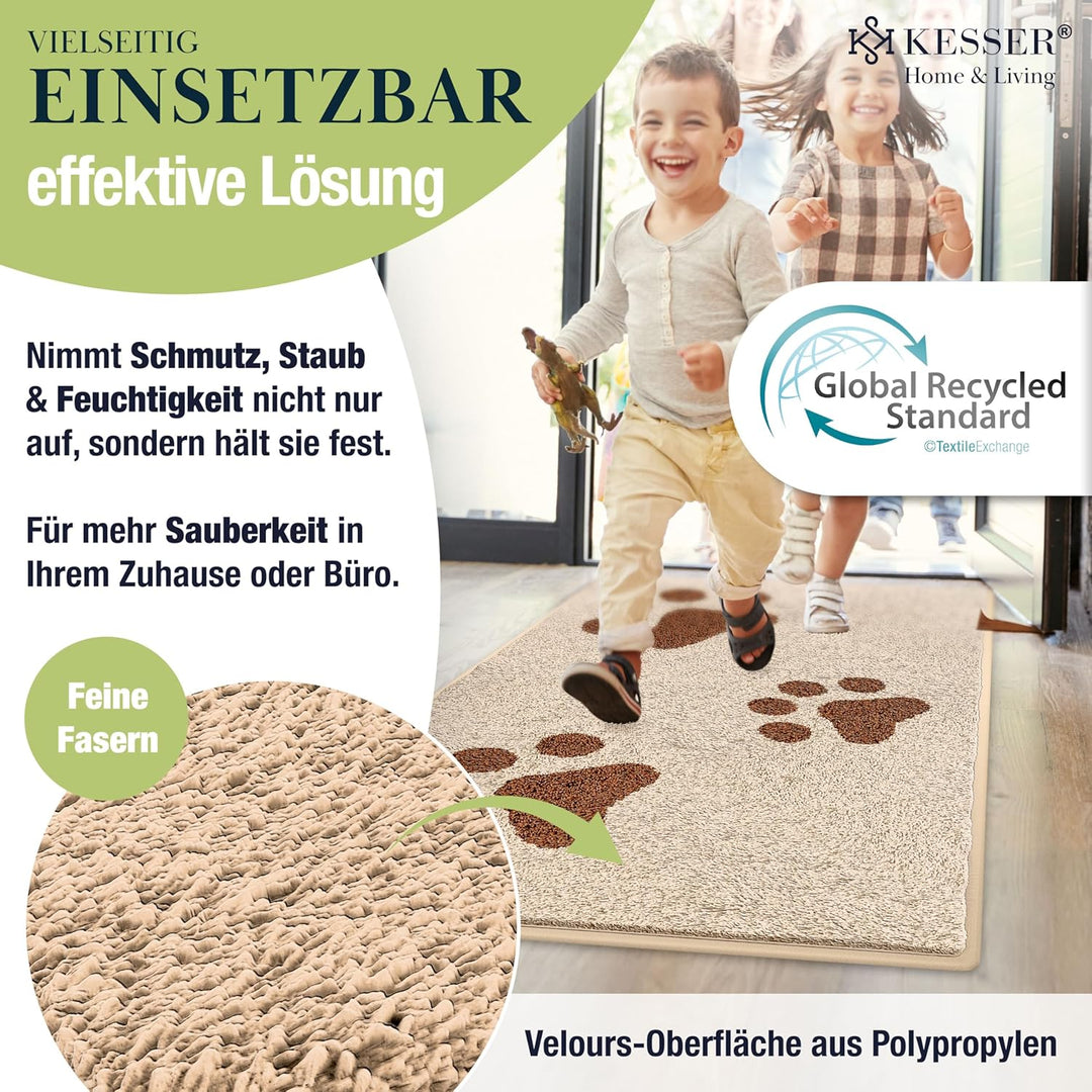 KESSER Schmutzfangmatte, Profi Fussmatte in vielen Grössen, Türmatte, Teppich, Fussabtreter & Fussab