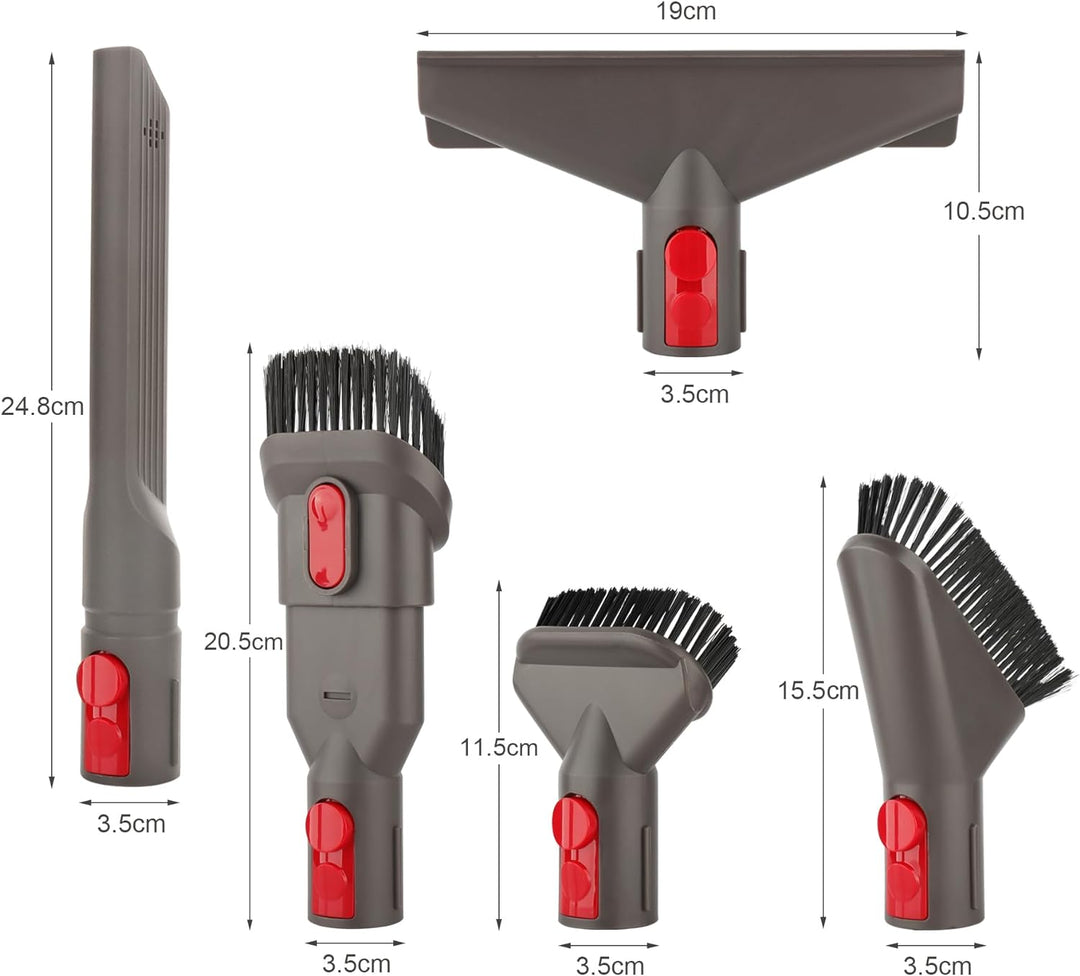 Staubsauger Zubehör Set Bürste Tool Düse Set mit Verlängerungs-Schlauch Ersatzteile für Dyson V7 V8