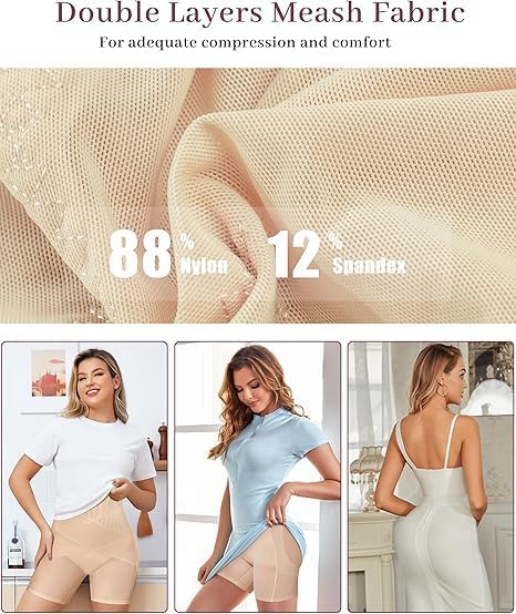 KUMAYES Bauchweg Unterhose Damen Shapewear Hohe Taille Bauchkontrolle Höschen Shaping Unterwäsche Le
