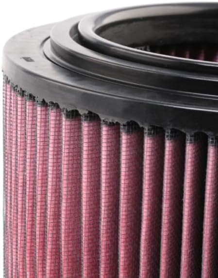 K&N E-0662 Waschbarer und wiederverwendbarer KFZ Tauschluftfilter Rot Einzelbett, Einzelbett