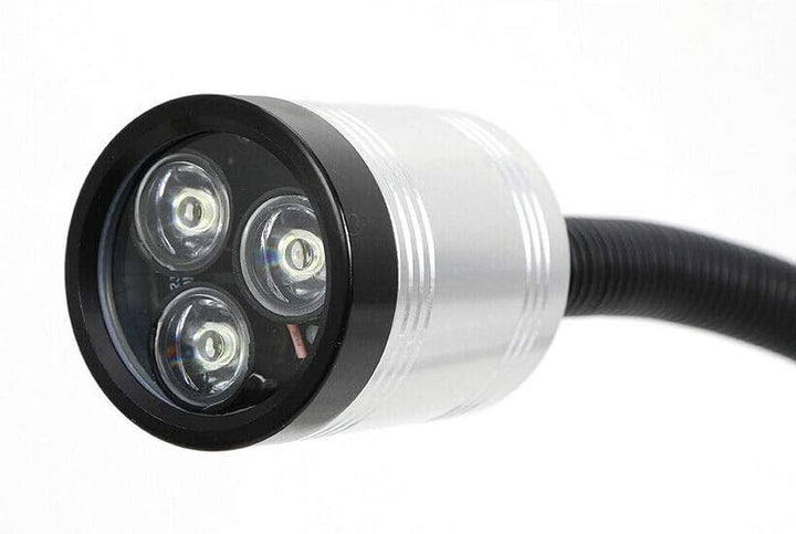 Maschinenlampe mit Magnetfuss, 6W CNC Drehmaschine Magnetische Schwanenhals LED Arbeitsleuchte Flexi