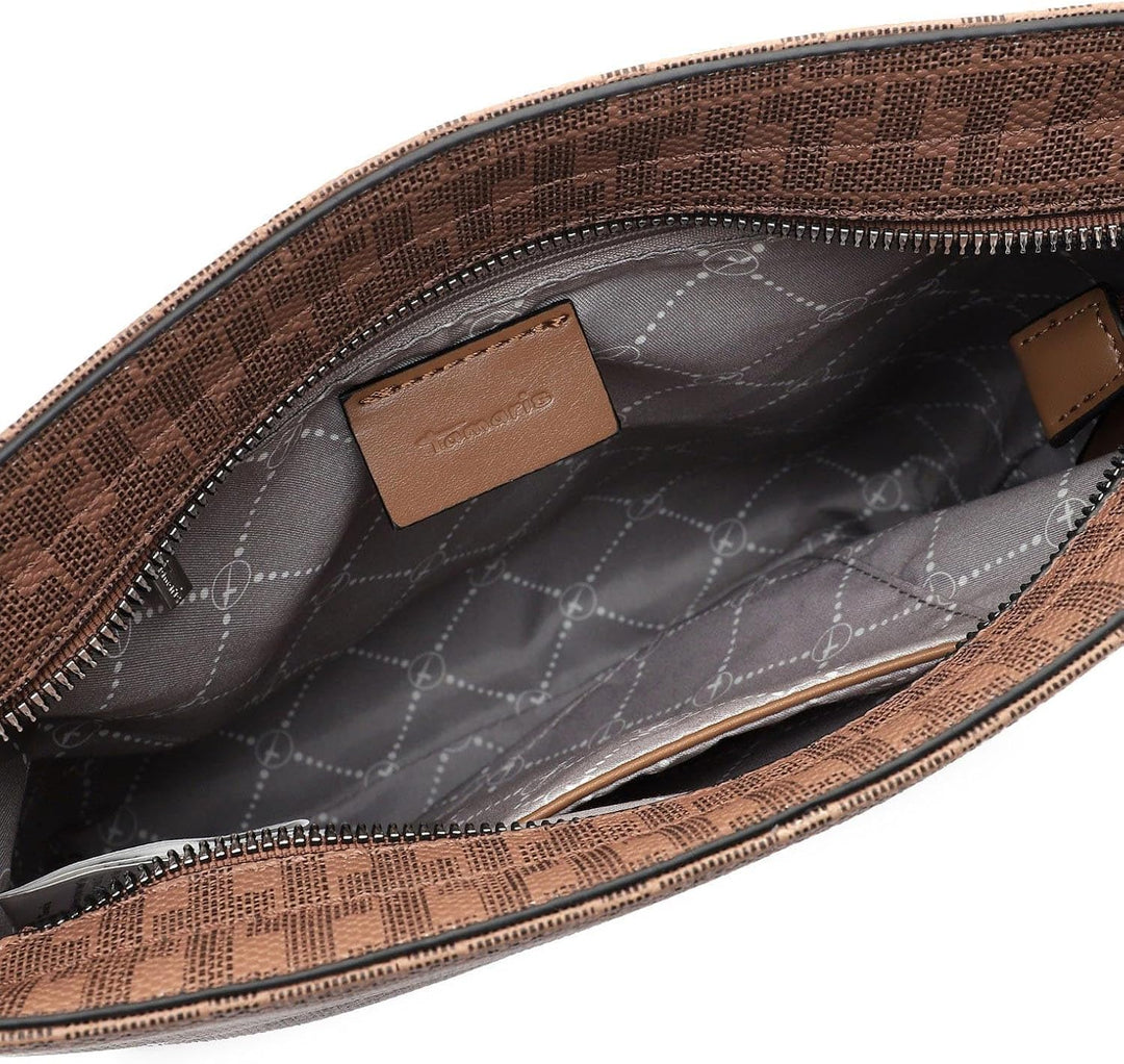 Tamaris Umhängetasche Jody 31984 Damen Handtaschen Ornament Einheitsgrösse Cappuccino, Einheitsgröss