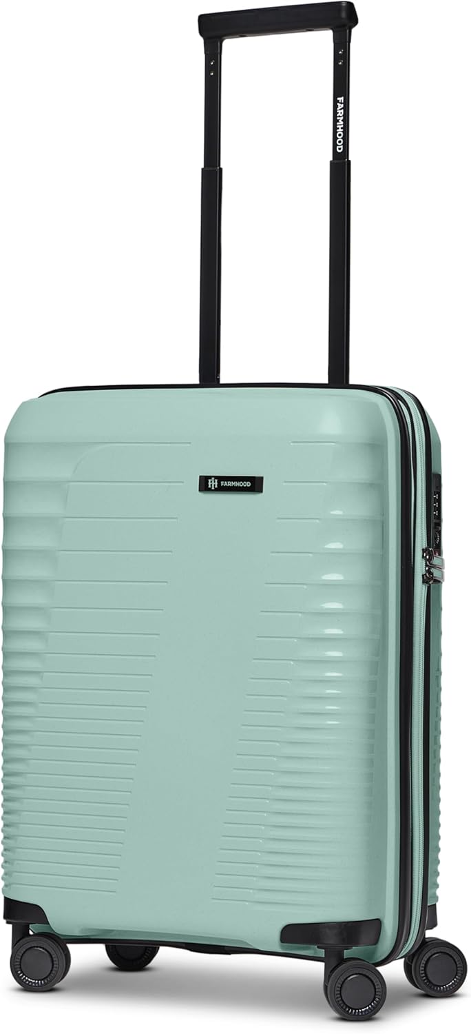 Farmhood Eco Edition Hartschalen Kabinen-Koffer nachhaltig | Kleiner Cabin-Trolley 40 x 22 x 55 cm m