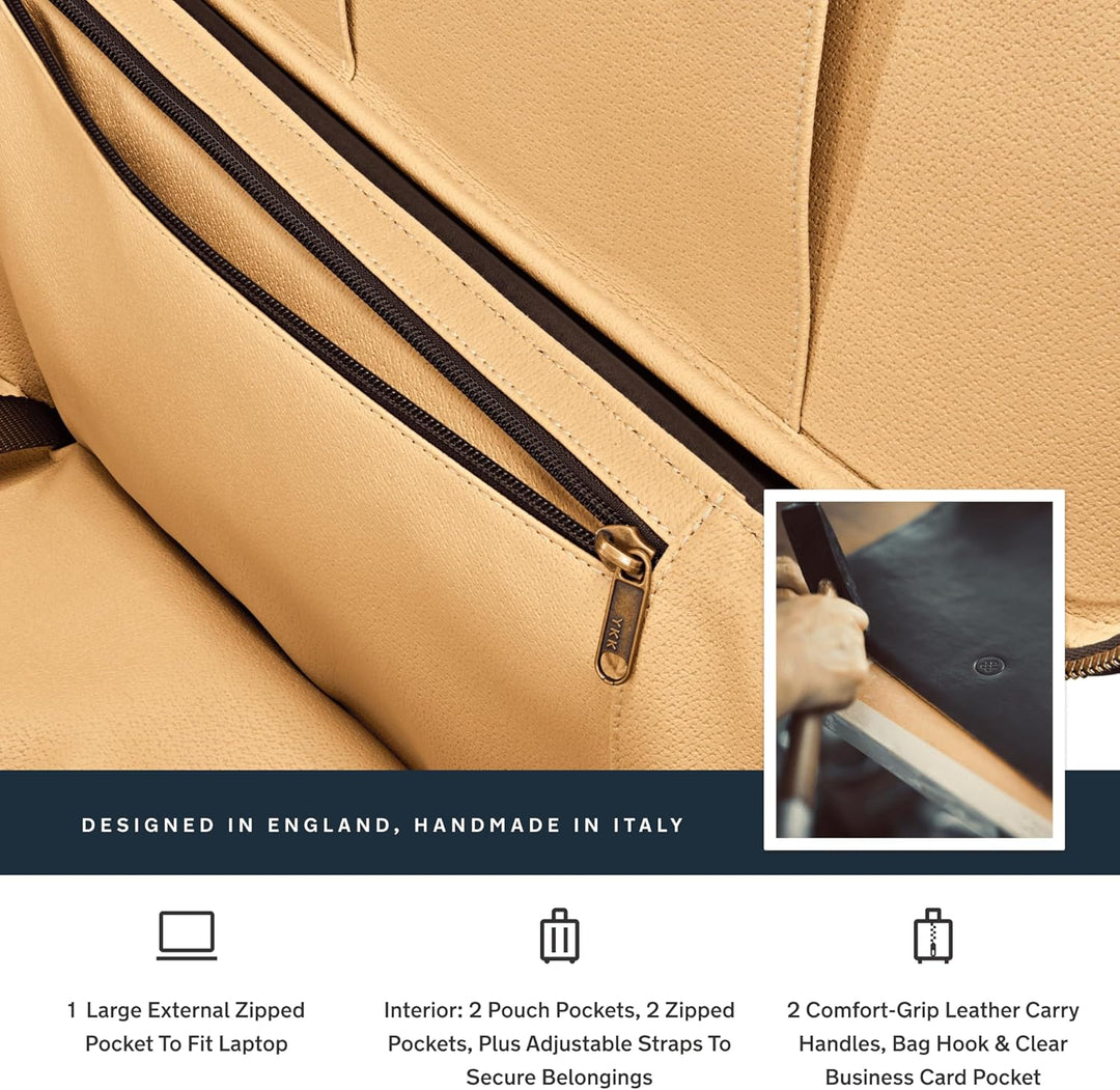 Maxwell Scott - Personalisierte Luxuriöser Lederrollkoffer mit Rädern für Luxusreisen - Handgefertig