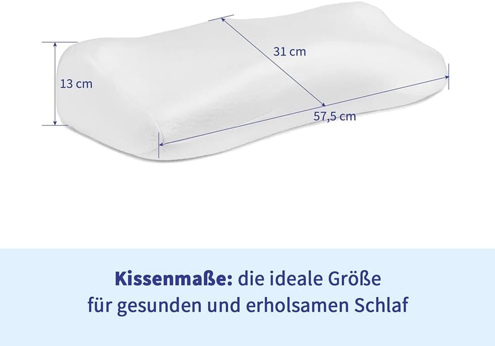 PosiForm Anti-Schnarch-Kissen + kostenloser 40-seitiger Anti-Schnarch Ratgeber von