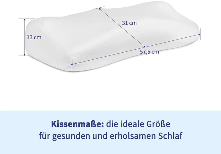 PosiForm Anti-Schnarch-Kissen + kostenloser 40-seitiger Anti-Schnarch Ratgeber von