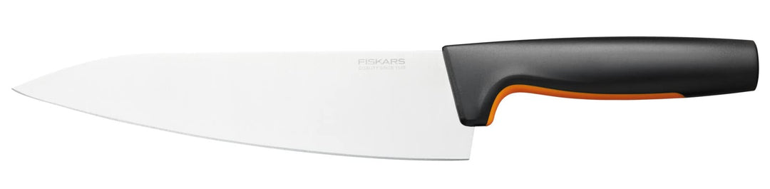 Fiskars Kochmesser, Gross, Functional Form, Gesamtlänge: 32 cm, Japanischer Edelstahl/Kunststoff, 10