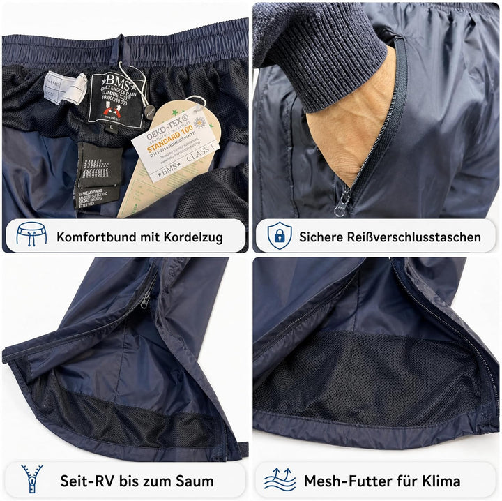 BMS Challenge of Rain Regenhose 5XL Marine, 5XL Marine