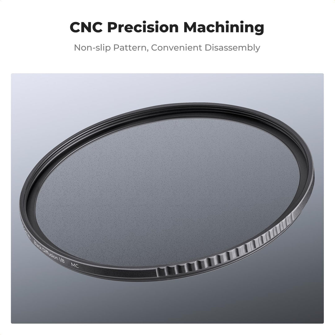 K&F Concept Nano-D Serie Black-Mist 1/8 Filter 62mm Black Promist 1/8 Filter aus Optisches Glas mit