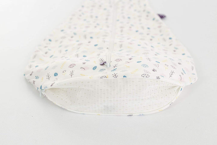 Träumeland S0200903 Sommerschlafsack LIEBMICH Baumwolle, Grösse 70 cm, Design 'Blumig': Ohne optisch