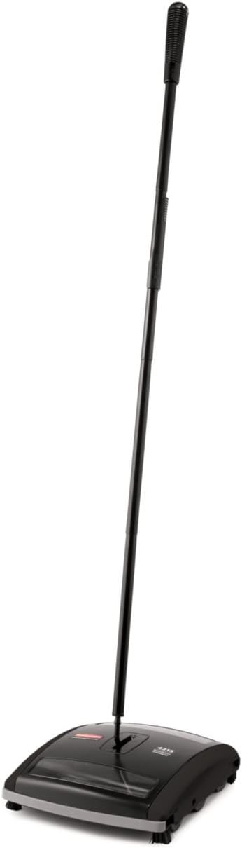 Rubbermaid Commercial Products Brushless Mechanical Sweeper - Black