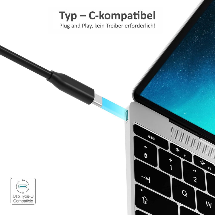 SABRENT USB C Hub mit HDMI 4K 30Hz, 60W USB-C PD Ladegerät und SD/Micro SD Kartenleser (HB-TC6C) 6-i
