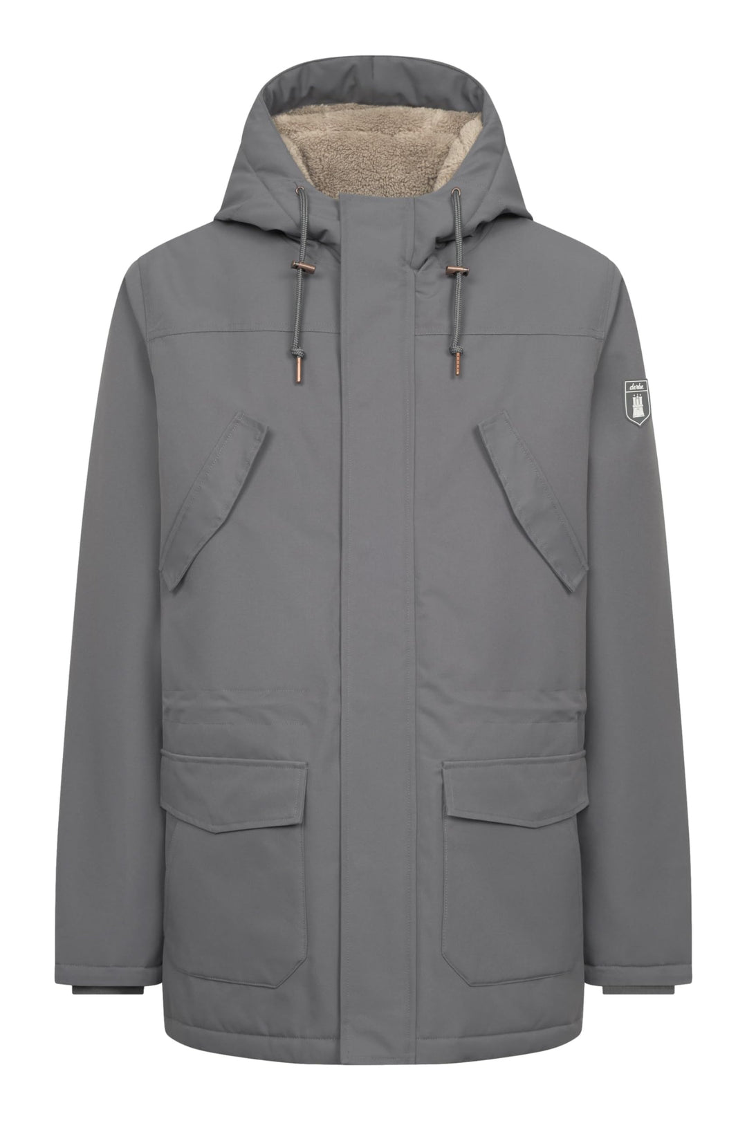 derbe Herren Regenjacke Winter Friese Festholm | Wintermantel | Parker | Hamburg M Lava Smoke, M Lav