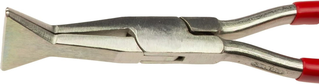 Stubai Quetschfalzzange gerade, mit durchgestecktem Gewerbe in Nirolook 80mm - 282801NR 80mm - Nirol