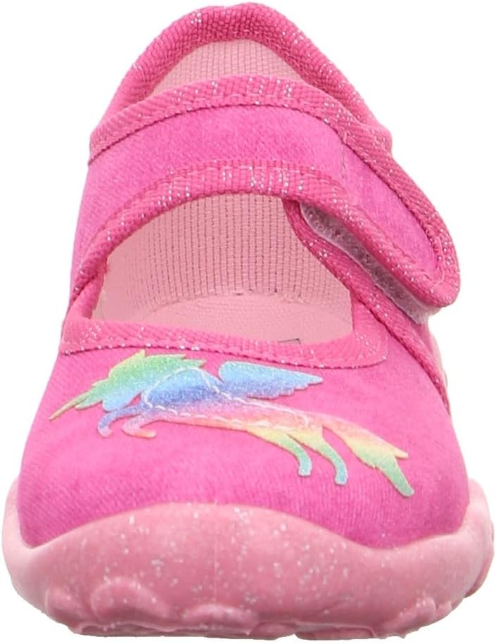 Superfit Damen BonnyFlache Hausschuhe 24 EU Rosa Mehrfarbig 5500, 24 EU Rosa Mehrfarbig 5500