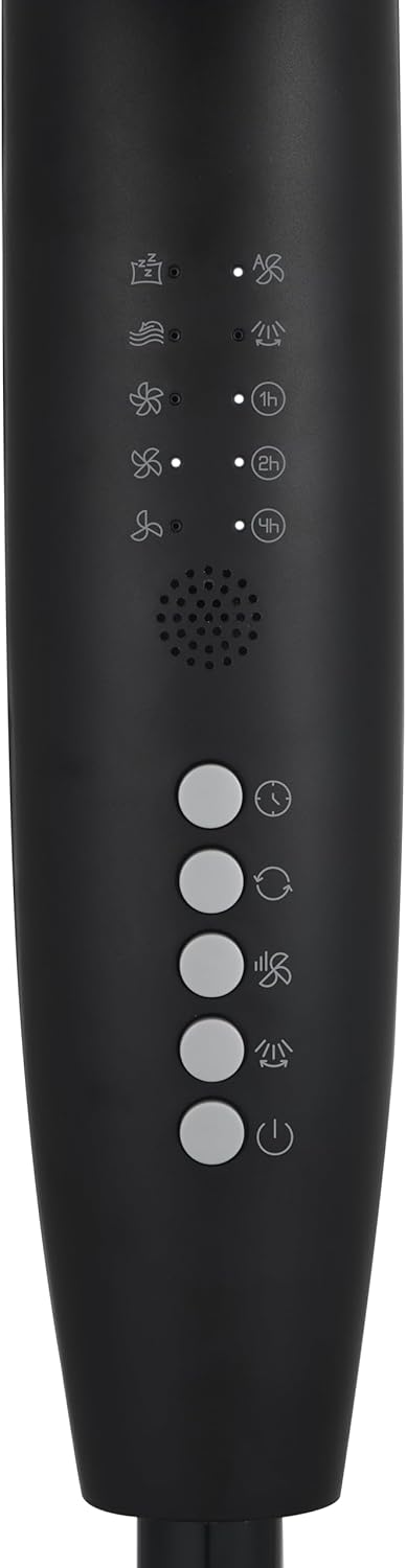 Beko - EFS6700B - Standventilator, 50 W, 3 Geschwindigkeiten, Höhe und Neigung verstellbar - Schwarz