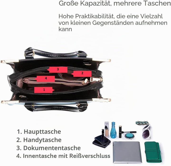 NICOLE&amp;DORIS Elegant Freizeit Schön Damen Handtaschen Umhängetasche Damenhandtaschen Henkeltaschen S