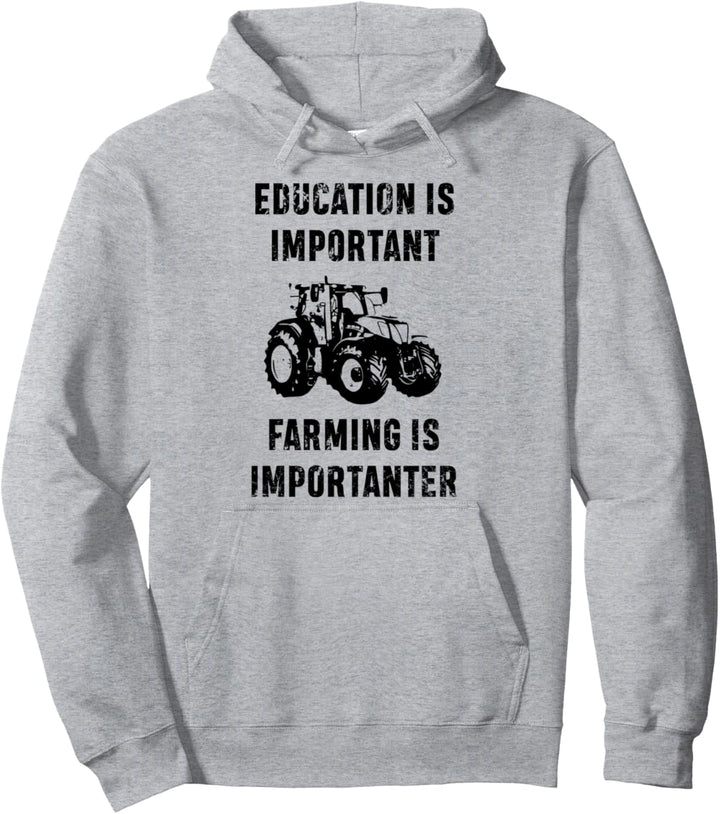 Landwirt Bauer Trecker Traktor Schule Kind Landwirtschaft Pullover Hoodie