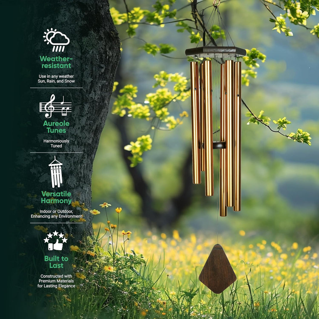 Nature 's Melody pg14br 35,6 cm Premiere Grande Windspiel – Bronze 24-Inch Bronze, 24-Inch Bronze