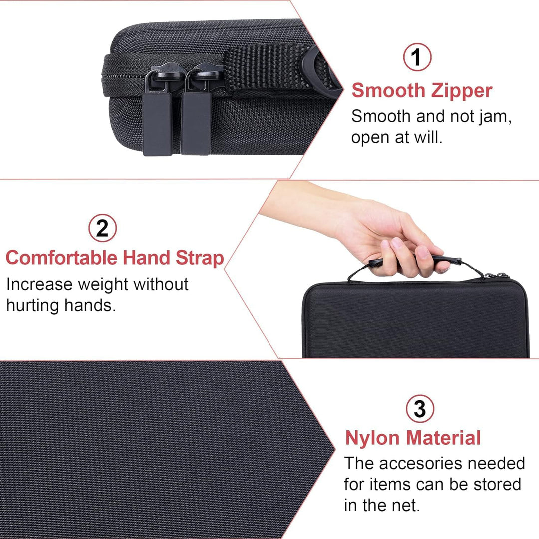 co2CREA Hart Reise Schutz Hülle Etui Tasche für Akai Professional APC Mini MK2 64-Pads USB MIDI Pad