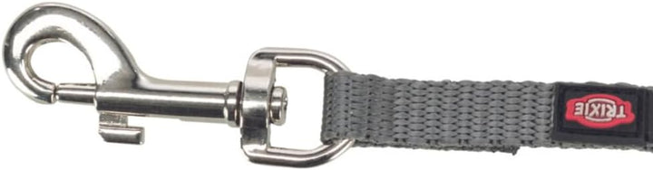 TRIXIE Schleppleine XS–S, 15 m 10 mm in grafit - Lange Hundeleine für Training und Outdoor - für seh