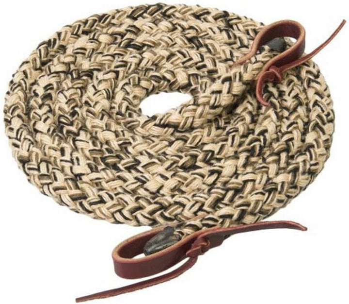 Weaver Leather Silvertip Hohlgeflecht Seilspule 5/8-Inch x 8-Feet Tanne/Schwarz/Braun, 5/8-Inch x 8-