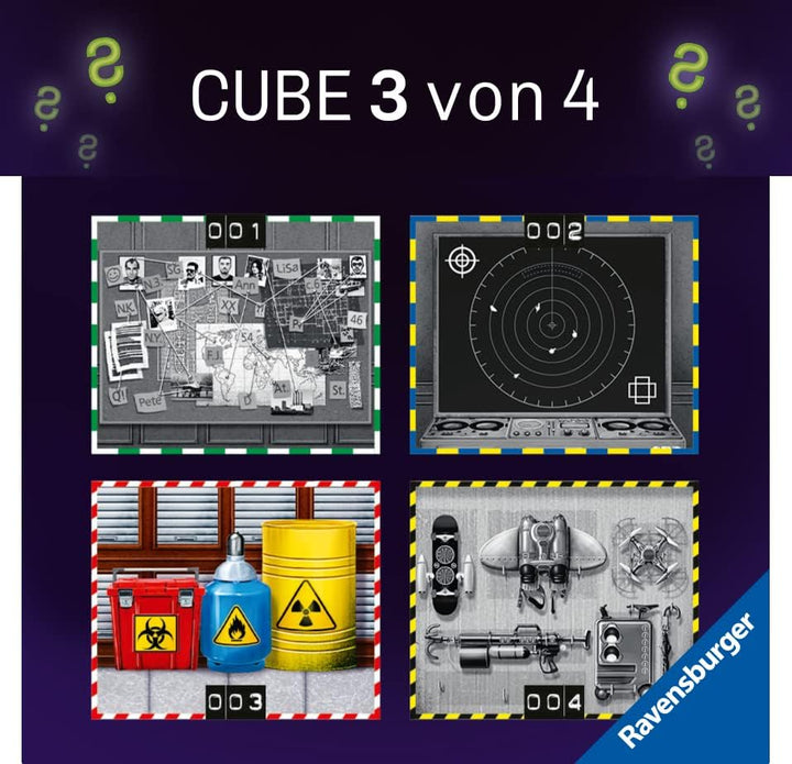 Ravensburger 20227 - Mystery Cube - Das Agentenlabor - Für Rätsel-Begeisterte ab 10 Jahren, White