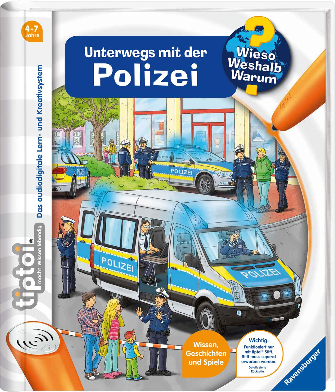 tiptoi® Wieso? Weshalb? Warum? - Unterwegs mit der Polizei (Wieso? Weshalb? Warum?, 22), Spiralbindu