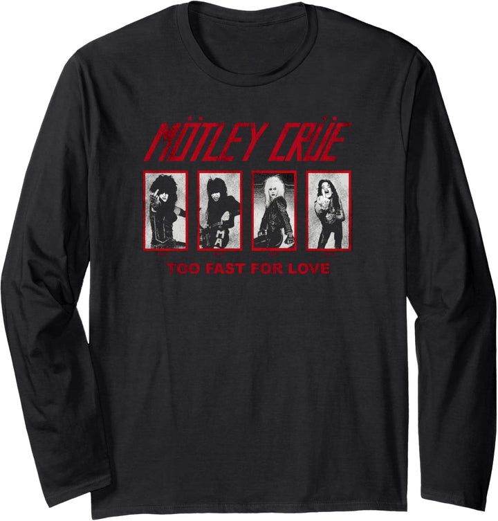 Mötley Crüe – 81 Too Fast For Love Group Grid Langarmshirt