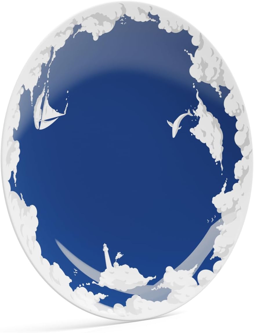 FIFTYEIGHT PRODUCTS / Kuchenteller „Himmlisch - Special Edition (Porzellan, Ø 20 cm, weiss, Made in