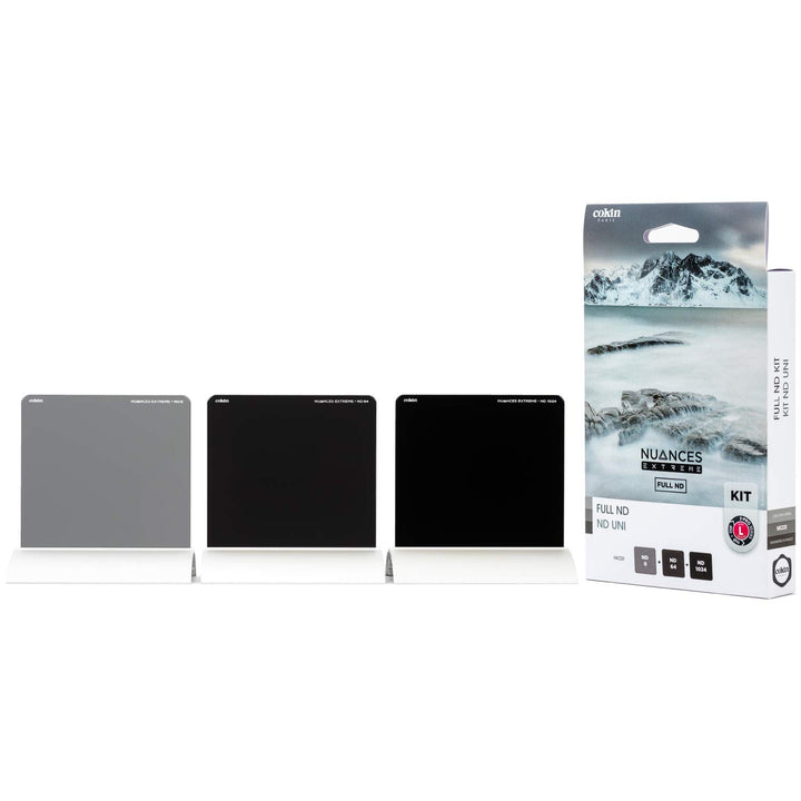 COKIN NUANCES Extreme Full ND-Set ND8 + ND64 + ND1024 neutralgrau - widerstandsfähiges Mineralglas -