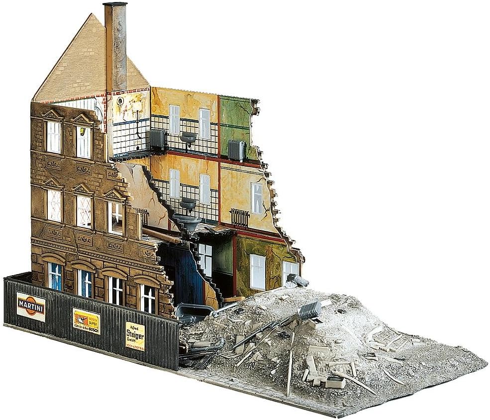 FALLER 130466 - Abbruchhaus mit Bagger