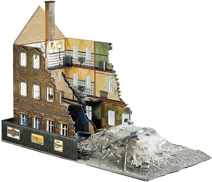 FALLER 130466 - Abbruchhaus mit Bagger