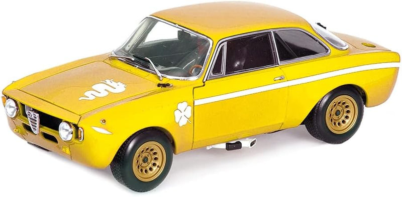 Minichamps 155120024 1:18 Alfa Romeo GTA 1300 Junior-1971-Yellow Collectible Miniaturauto gelb