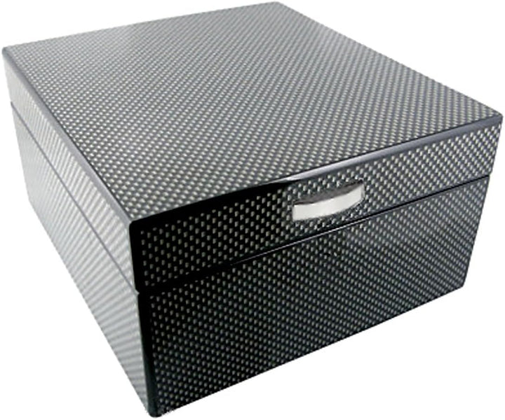 BULLONGÈ Uhrenbox Four Carbon zur Lagerung von 4 Armbanduhren