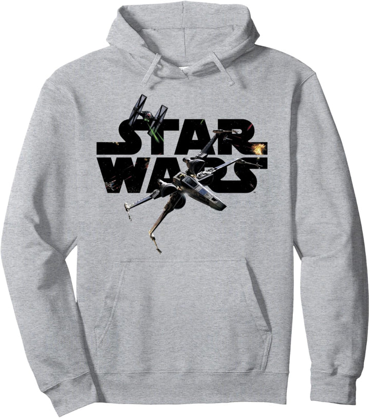 Star Wars Logo Dogfight Episode 7 Tie Fighter Rebels Pullover Hoodie