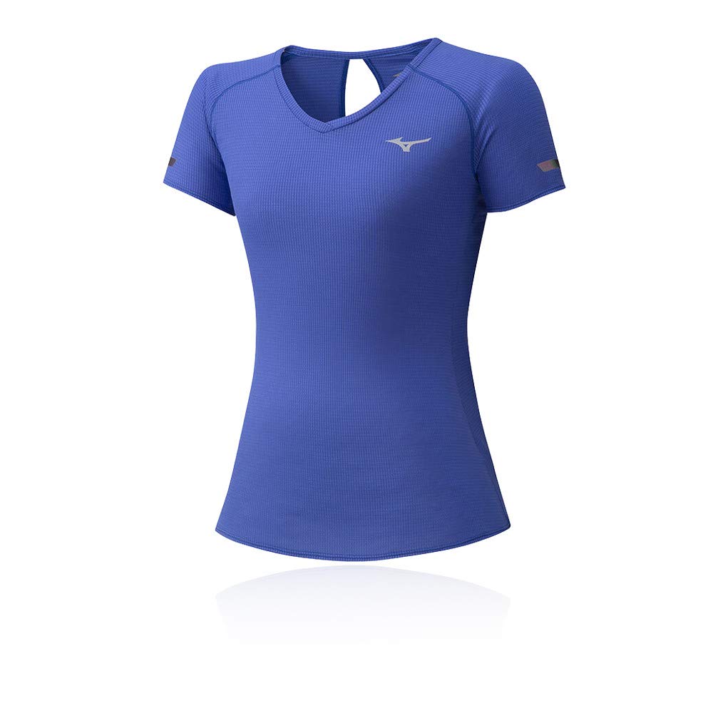 Mizuno Herren Dryaeroflow Tee ärmelloses T-Shirt S Blau (Dazzling Blue), S Blau (Dazzling Blue)