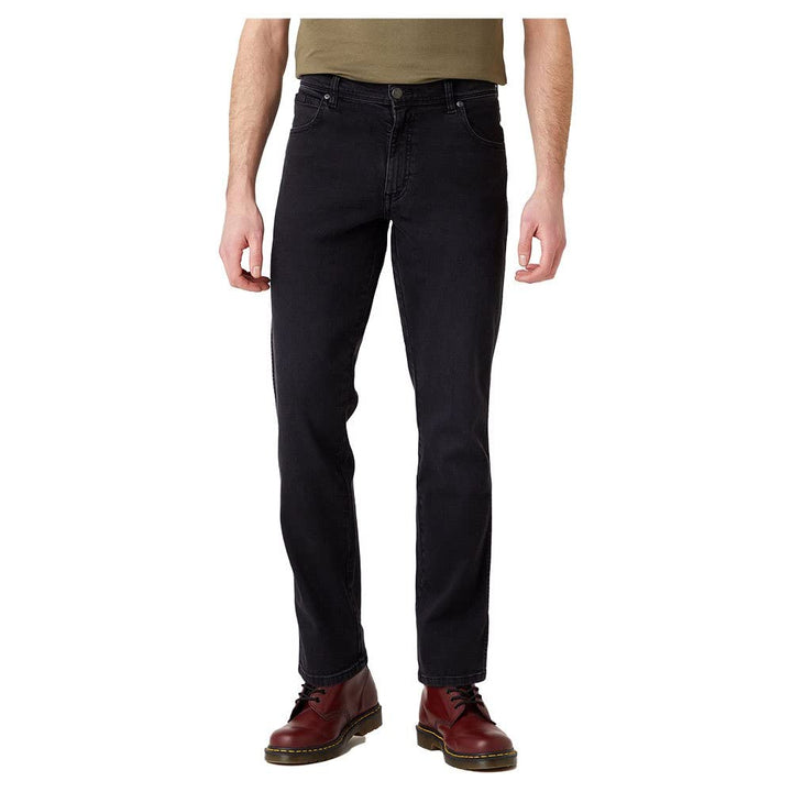 Wrangler Herren Texas Slim Jeans 28W / 32L Black Crow, 28W / 32L Black Crow