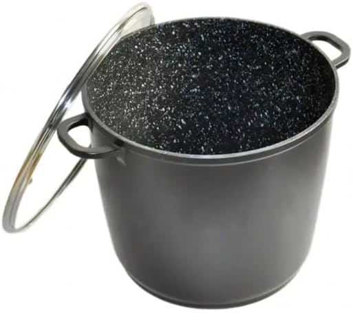 Kochtopf Topf Kasserolle Glasdeckel Aluguss Induktion Ø24cm CF-DP24