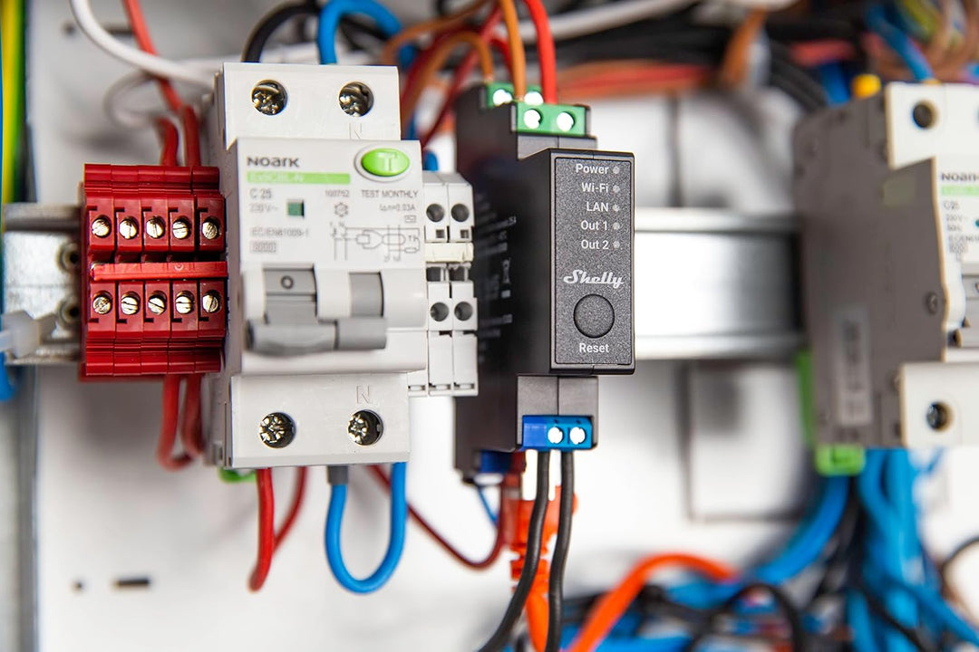 Shelly Shelly Pro 2PM - Smart Relay Wifi LAN Bluetooth 2 Kanal, DIN Bar, Professional