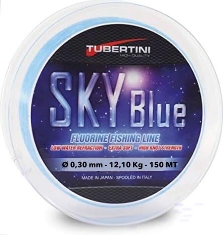 Tubertini Sky Blue Schnur, 150 m Ø 0,30 mm - 12,10 kg, Ø 0,30 mm - 12,10 kg