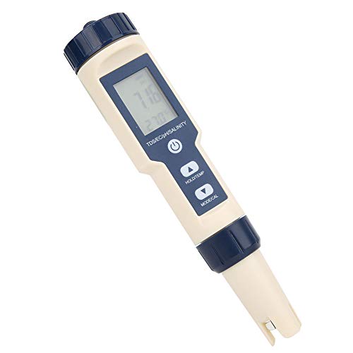 EZ-9909 5 in 1 PH-Messgerät Funktion Wasserqualitäts-Messgerät PH-Salinität EC-Tester mit LCD-Hinter