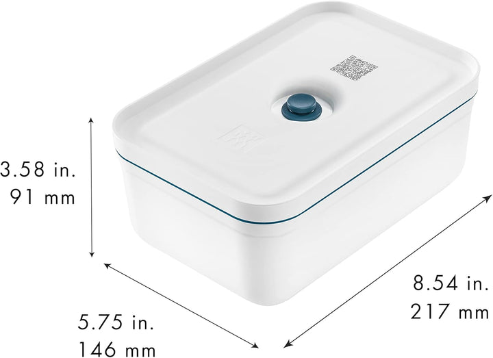 ZWILLING Fresh & Save Vakuum Lunchbox, Grösse L, Kunststoff, Weiss-La Mer Weiss L Lunchbox L, Wei&#x